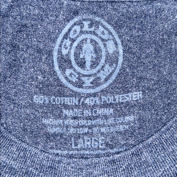 GOLD’S GYM Blue SHREDDED T-Shirt - Picture 11 of 11